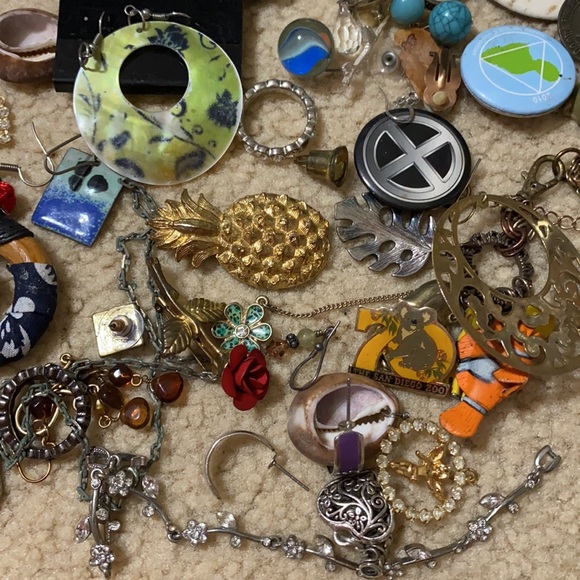 🖤JUNK JEWELRY FOR CRAFT PURPOSE 3 - Picture 7 of 13